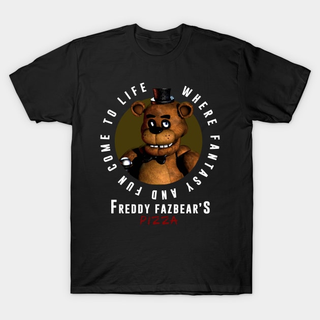 five nights at freddys DARK VINTAGE T-Shirt by Doxie Greeting